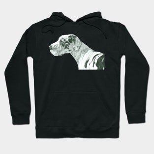 Great dane - harlequin Hoodie